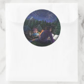 Sticker Rond Chevaliers d'été (Sac)