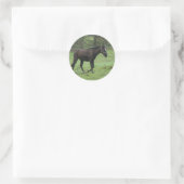 Sticker Rond Chevaux! (Sac)