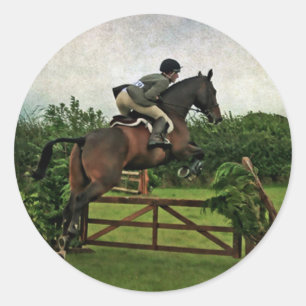 Sticker Rond Chevaux
