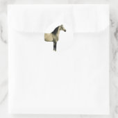 Sticker Rond Chevaux antiques - Arabe (Sac)