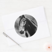 Sticker Rond Chevaux Apache (Enveloppe)