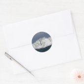 Sticker Rond Chevaux d'Imaginaire : Mer (Enveloppe)