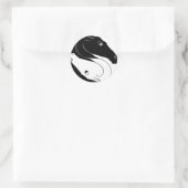 Sticker Rond Chevaux Yin Yang (Sac)