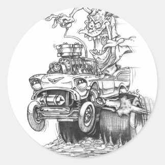 Sticker Rond cheville