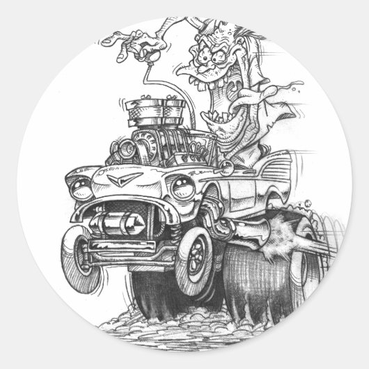 Sticker Rond cheville (Devant)