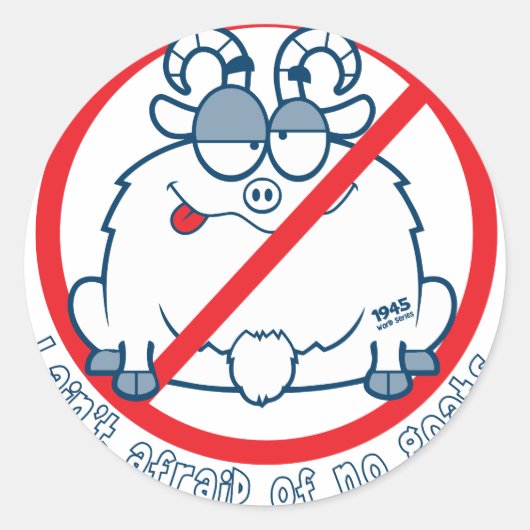 Sticker Rond chèvre de chèvre de chicago (Devant)