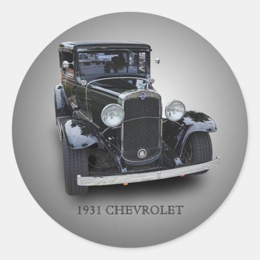 STICKER ROND CHEVROLET 1931 (Devant)