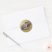 STICKER ROND CHEVROLET 1951 (Enveloppe)