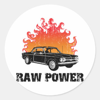 Sticker Rond Chevrolet Corvair 1964
