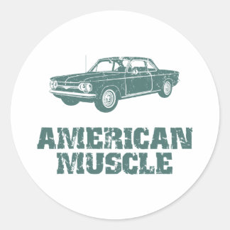 Sticker Rond Chevrolet Corvair 1964