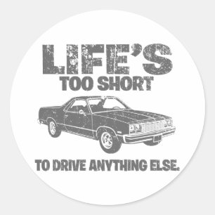 Sticker Rond Chevrolet El Camino 1977