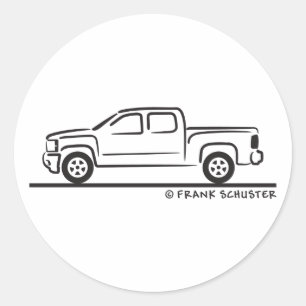 Sticker Rond Chevrolet Silverado 2010