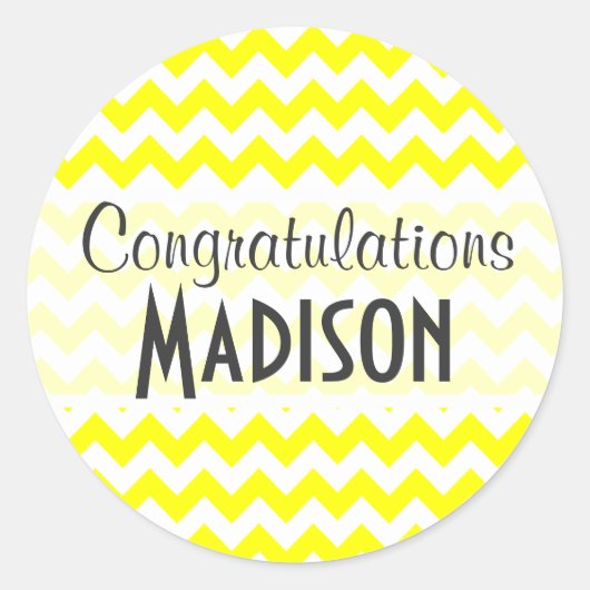 Sticker Rond Chevron Electric (Devant)