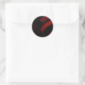 Sticker Rond chevrons chic et design (Sac)