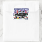 Sticker Rond Chevy 1955 (Sac)