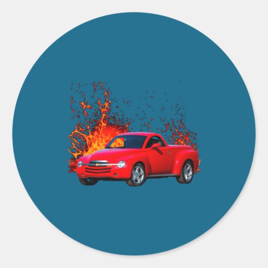 Sticker Rond Chevy 2004 Chevy Ssr (Devant)