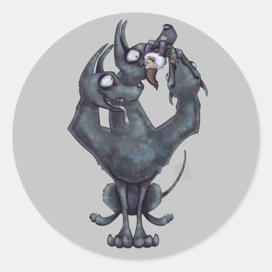 Sticker Rond Chew Toy (Devant)
