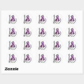 Sticker Rond Chiari Malformation Warrior 15 (Feuille)