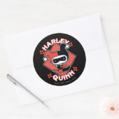 Sticker Rond Chibi Harley Quinn Splits (Enveloppe)