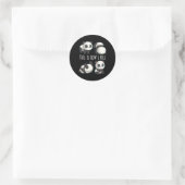 Sticker Rond Chibi Panda Pour Le Panda De Petite Ours (Sac)