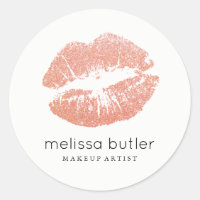 Chic Rose Gold Lips maquillage