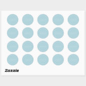 Sticker Rond Chic Script Future M. Mme Mariage Adresse de retou (Feuille)