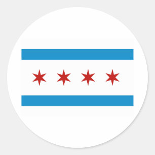 STICKER ROND CHICAGO