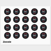 Sticker Rond Chicago 2021 Marathon 262 (Feuille)