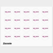 Sticker Rond Chick (Feuille)