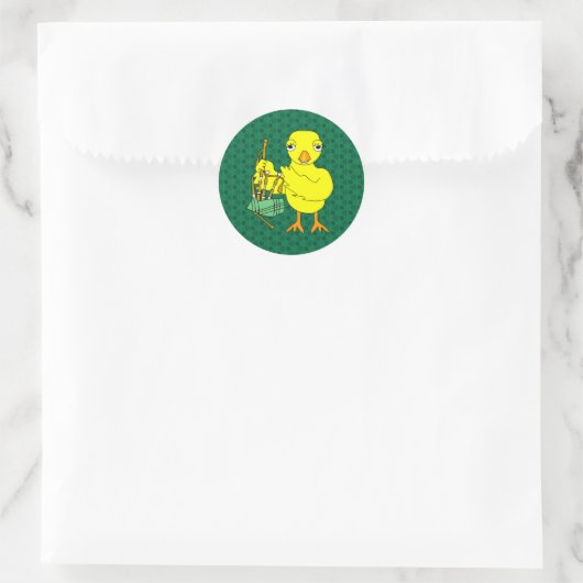 Sticker Rond Chick (Sac)
