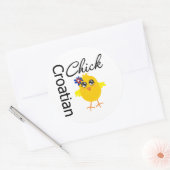 Sticker Rond Chick croate (Enveloppe)