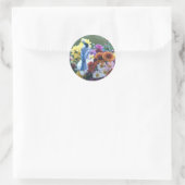 STICKER ROND CHICKADEE SUR MUMS (Sac)
