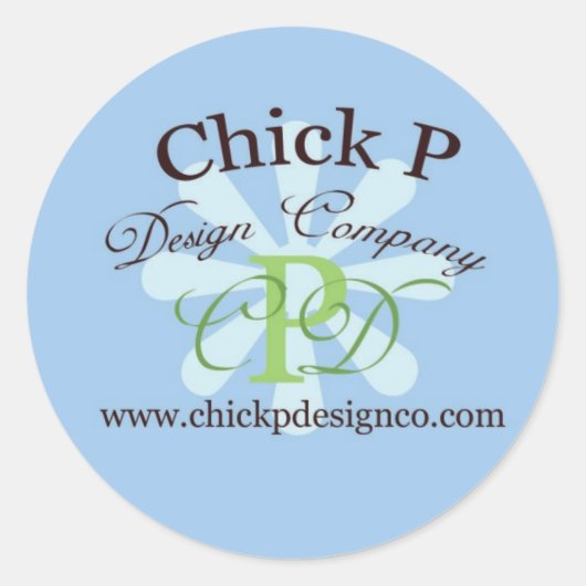 Sticker Rond ChickP Design Co Sticker3 (Devant)