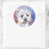 Sticker Rond Chien (Sac)