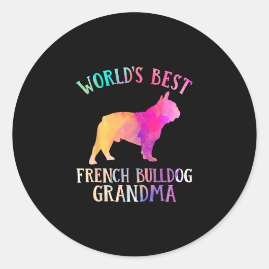 Sticker Rond Chien (Devant)