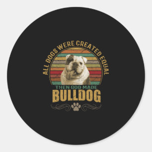 Sticker Rond Chien à puces créé