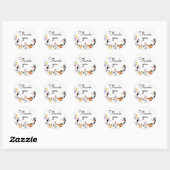 Sticker Rond Chien Anniversaire Chien Chiot Pawty Animaux Anima (Feuille)