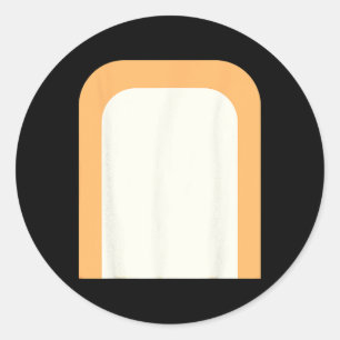 Sticker Rond Chien bleu Chien Tan Costume d'enfant de famille d