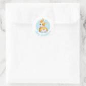Sticker Rond Chien Chien Chien Chien Mignonne (Sac)