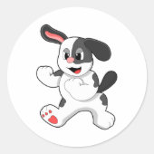 Sticker Rond Chien combattant (Devant)