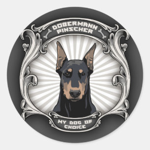 Sticker Rond Chien de choix