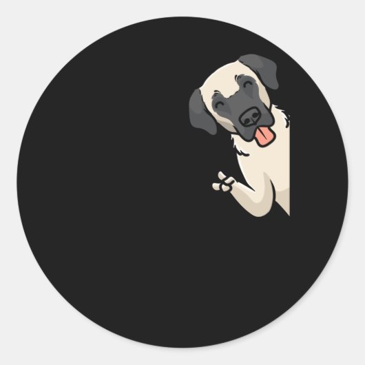 Sticker Rond Chien de Kangal (Devant)