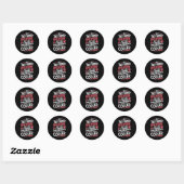 Sticker Rond Chien Groomer Tattooé Chien Grooming Pour Femmes J (Feuille)