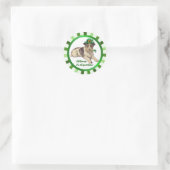 Sticker Rond Chien Lutin (Sac)