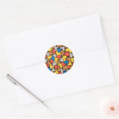 Sticker Rond Chiens (Enveloppe)