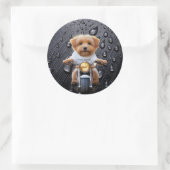 Sticker Rond Chiens chiens (Sac)