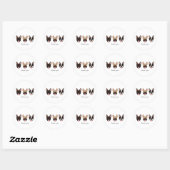 Sticker Rond Chiens de Merci (Feuille)