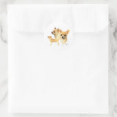 Sticker Rond Chihuahua (Sac)