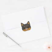 Sticker Rond Chihuahua (Enveloppe)