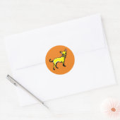 Sticker Rond Chihuahua (Enveloppe)